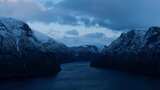 唯美雪山河流空镜高清在线视频素材下载