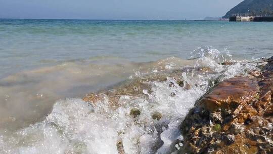 海浪大海海边