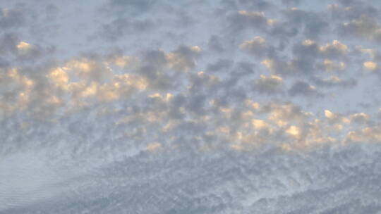 天空上的云景慢镜头