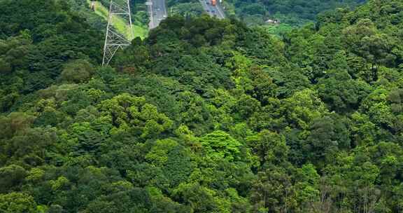 广州黄埔区航拍萝峰隧道