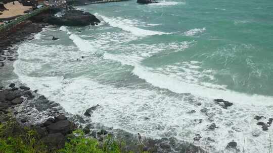 广西北海涠洲岛大海南岸鳄鱼山旅游旅行