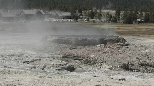 公园火山口