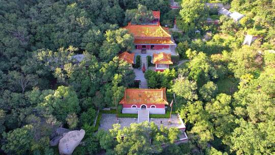 中国天津蓟县盘山风景区风光视频素材模板下载