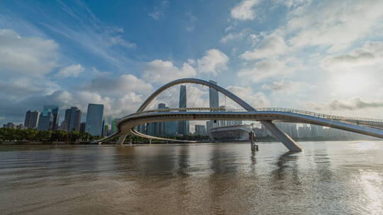蓝天广州海心桥