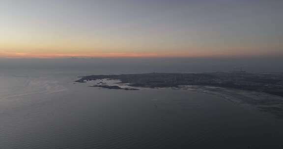 海滩沙滩日出唯美日出