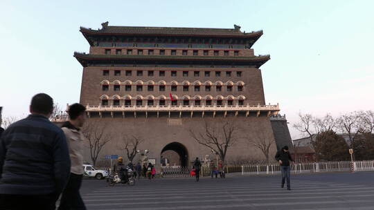 北京前门箭楼特写