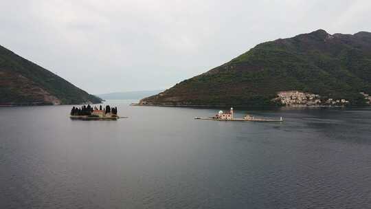 黑山，岛屿，科托尔海岸，Perast