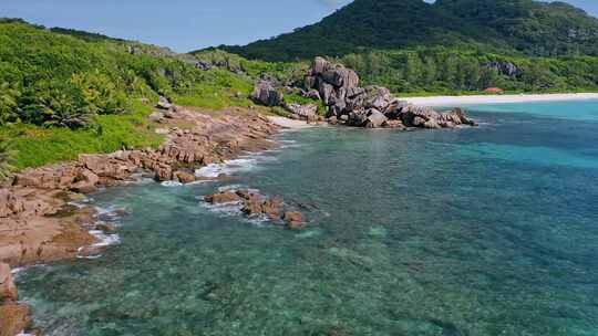 海洋，海岸，岩石，热带