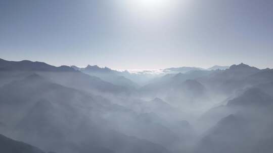 秦岭山脉秋季风景