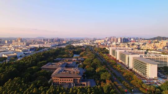 深圳龙岗区坂田街道华为总部厂区航拍