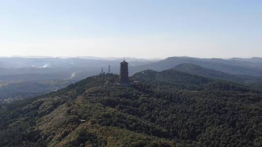 航拍云南曲靖城市宣传片地标建筑