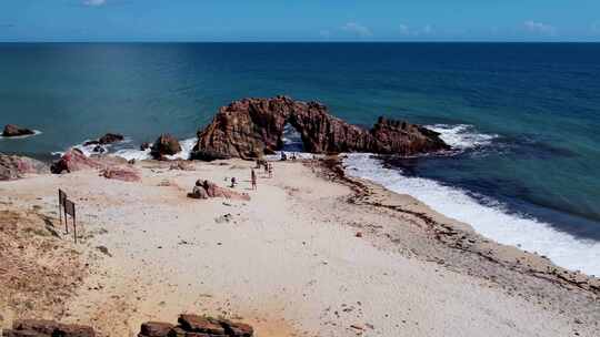 巴西Jericoacoara。巴西东北部度假旅行的热带风景。