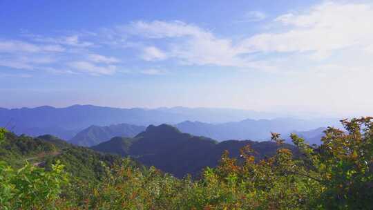 杭州临安大明山牵牛岗群山风景