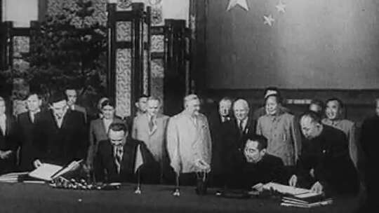 1954年 苏联援助中国发展国民经济的协定