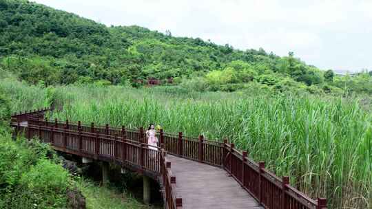 航拍贵阳市体育文化公园