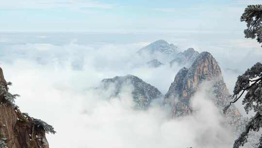 黄山云海延时拍摄