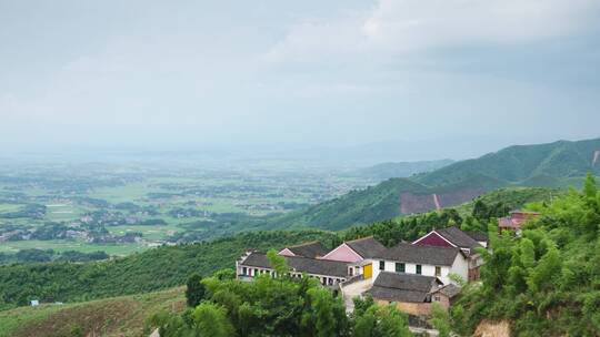 湖南衡山紫巾山勾头峰自然风光