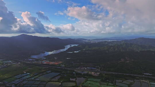 航拍珠海乡村风光