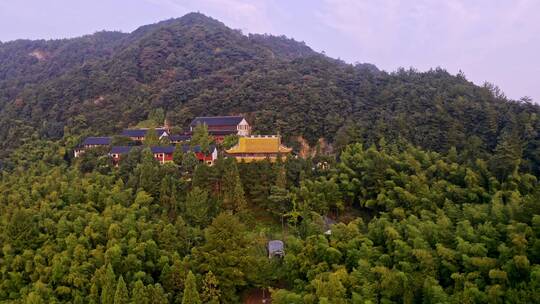 天目山千佛寺航拍