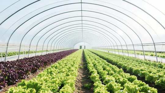 温室大棚内种植蔬菜