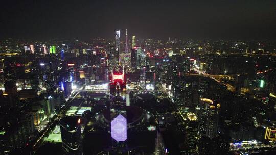 广州中信广场天河城市夜景