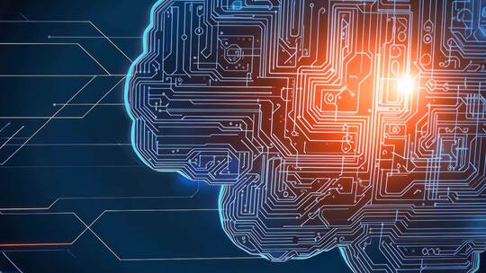 人工智能大脑 神经网络科技电路数据智能芯