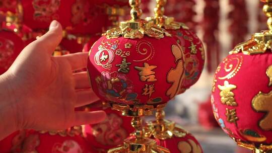 春节过年节日氛围，年味视频素材
