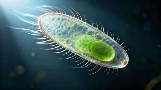 草履虫微生物活动