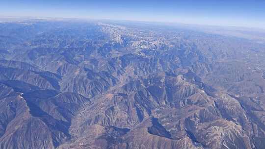 客机航拍山峦雪山河流地貌02