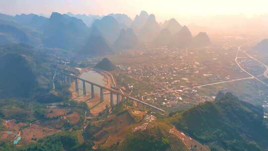 高铁 动车 和谐号 复兴号22组航拍合集