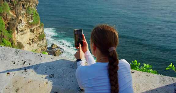 Uluwatu，巴厘岛，海洋，智能手机