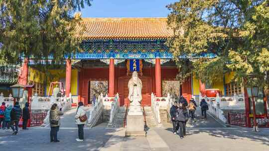 北京孔庙和国子监博物馆大成门延时