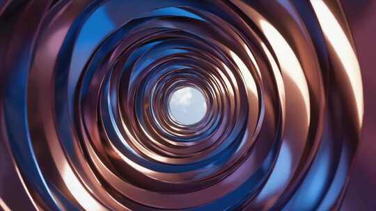 3D金属隧道通道特效画面