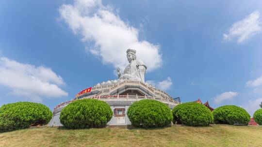 广东省东莞市观音山森林公园延时风光