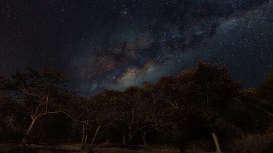 唯美星空 银河星空 银河延时