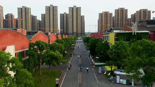 合肥包河区、政务区、蜀山区交界处的合柴