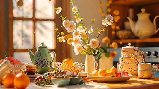 各种可爱卡通场景合集 室内户外唯美卡通片