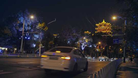 武汉黄鹤楼夜景