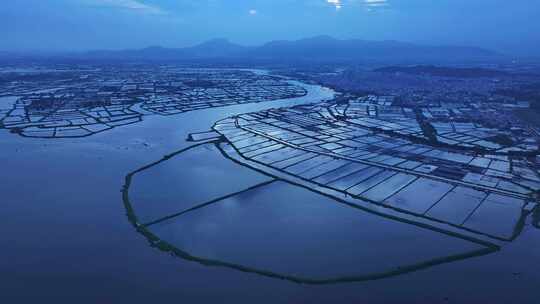 中国广东省潮州市饶平县汫洲镇全景