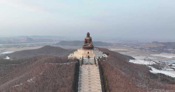 正觉寺金鼎大佛航拍