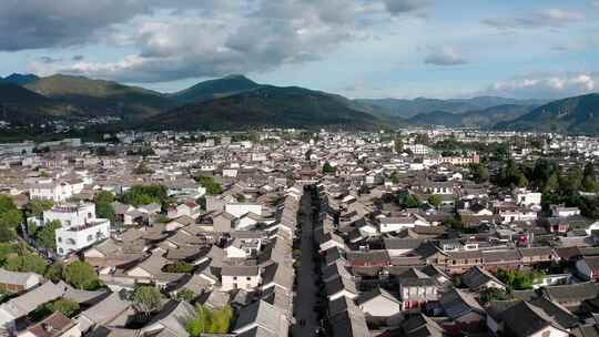 中国云南大理巍山古城风景