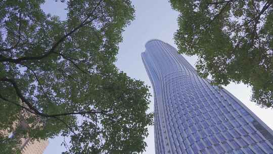 杭州城市建筑钱江新城来福士