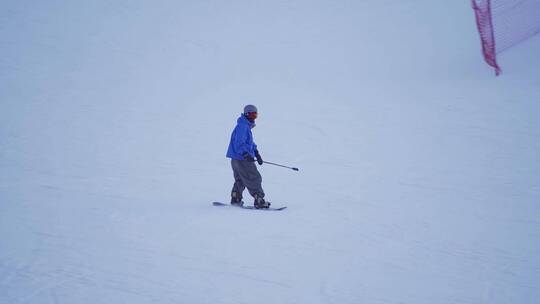 实拍滑雪体验