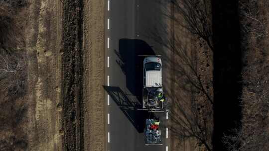 沥青路面维修服务道路标记