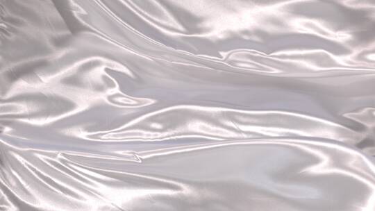白色系丝绸织物飘动 (11)视频素材模板下载