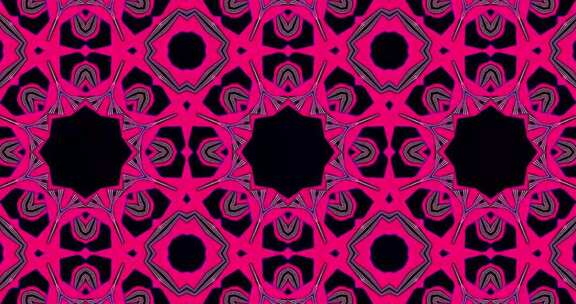 485  4K时尚绚丽创意DJ几何拼接动感万花筒