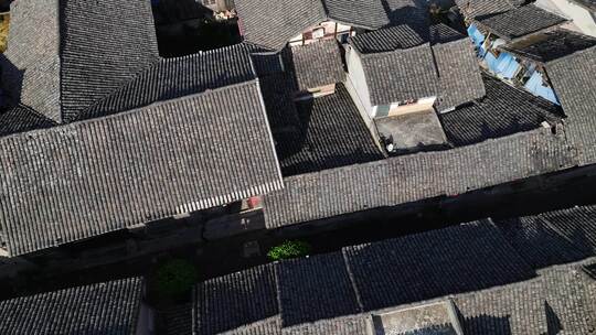 贵州遵义赤水河土城古镇航拍风光