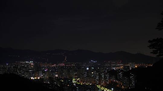 城市雷雨8K延时