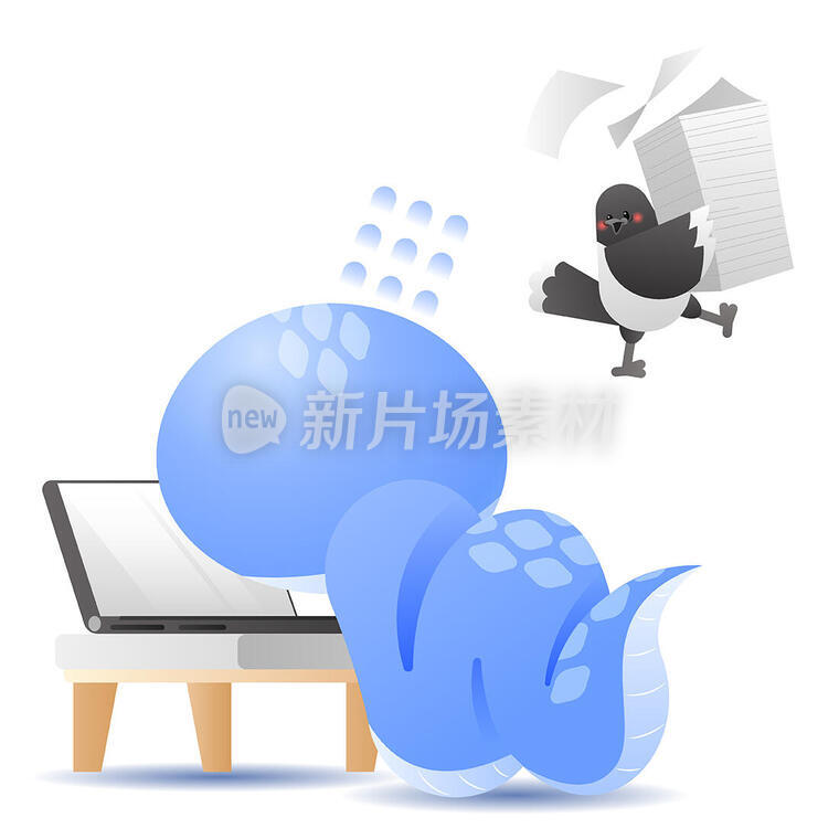 一条忙于它的蛇