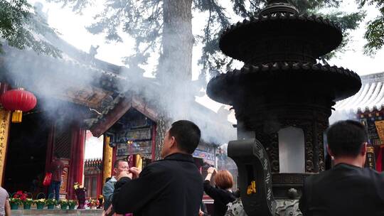 山西五台山黛螺顶禅院